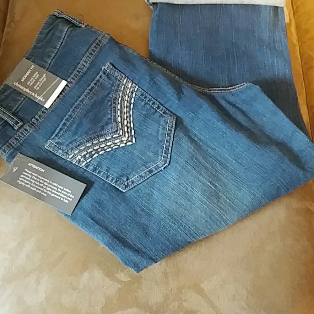 🆕Christopher & Banks Size 6 Denim Capris